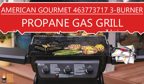 American Gourmet 463773717 3-Burner Propane Gas Grill