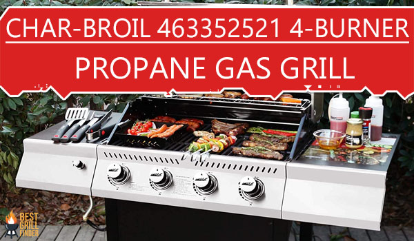 Char-Broil 463352521 4-Burner Propane Gas Grill