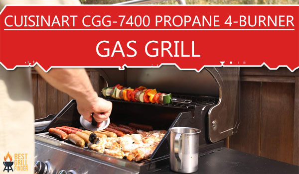 Cuisinart CGG-7400 Propane, 54 Inch, Full Size 4-Burner Gas Grill