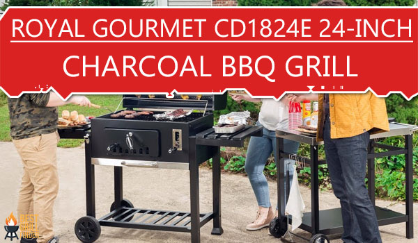 royal gourmet cd1824e 24-inch charcoal bbq grill