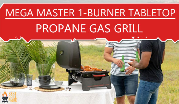 Mega master 1-Burner Tabletop Propane Gas Grill